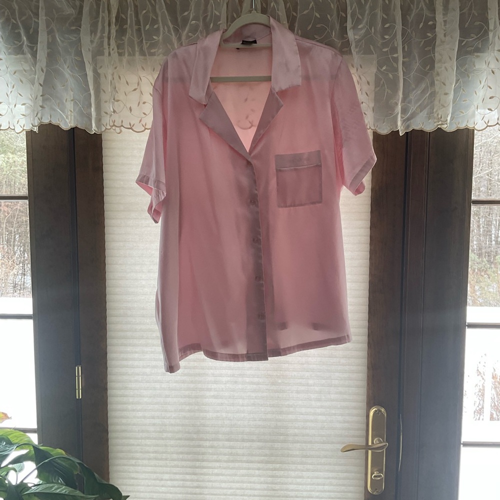 Jones New York Light Pink Sleep Shirt
